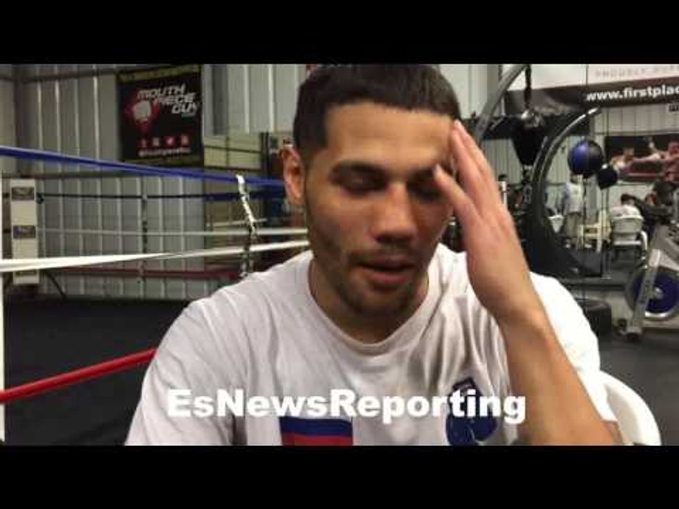 Michael Perez:"We don't like seeing girls fight!" - EsNews Boxing