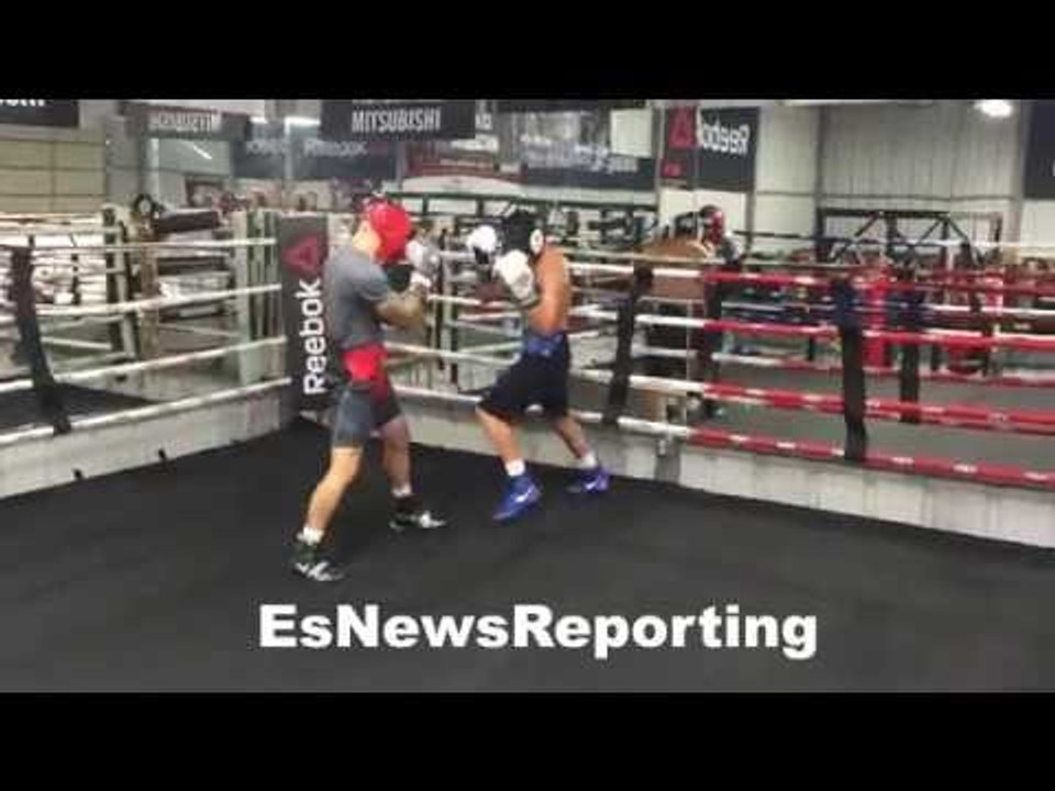 Michael Perez vs Fabian Maidana sparring - EsNews Boxing