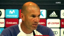 La contundente respuesta de Zidane sobre la supuesta salida de James del Real Madrid