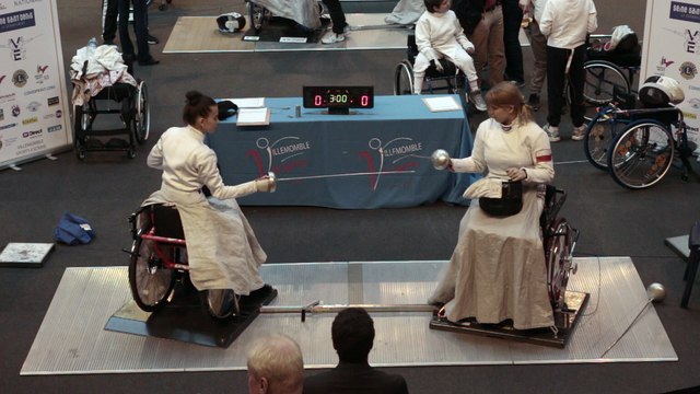 14ème Tournoi de Villemomble (2017) // Finale Epée Dames // FIDRYCH (POL) vs MORVYCH (UKR)