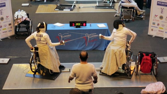 14ème Tournoi de Villemomble (2017) // Finale Epée Dames cat B // PELOUX (FRA) vs MAKRYTSKAYA (BLR)