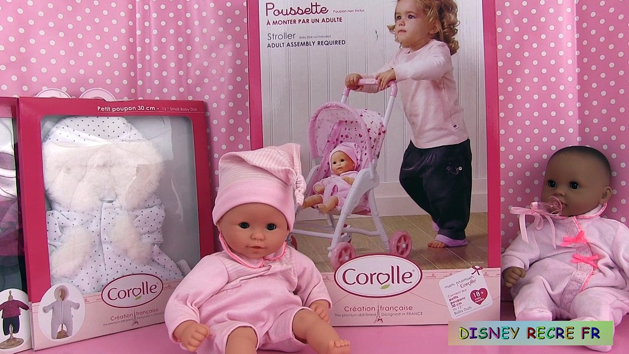 Corolle Mon Premier Poussette Poupon Baby Doll Stroller Vêtements Accessoires