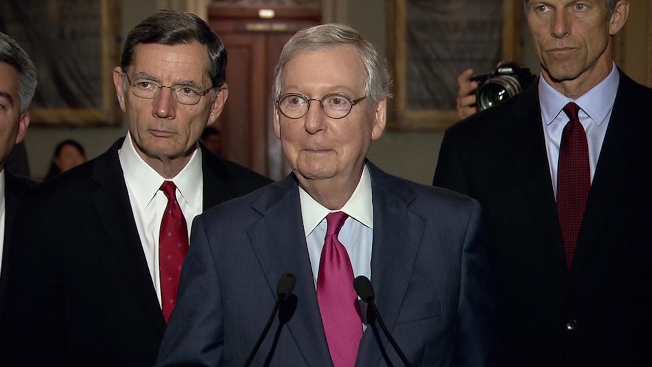 McConnell says he’d like ‘less drama’ from the White House
