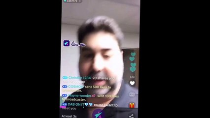 My favourite YouTuber talked to me on live.me