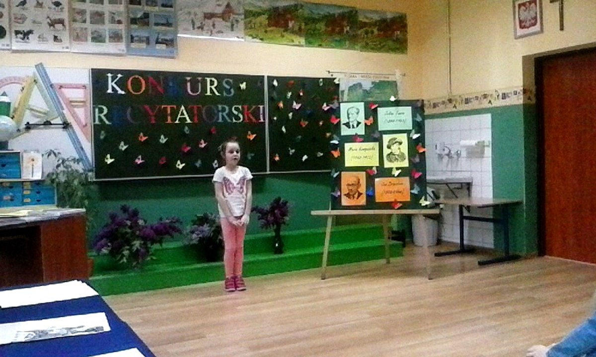 Konkurs recytatorski - klasy I-III szkoła podstawowa