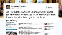 Donald Trump defends sharing information with Russia