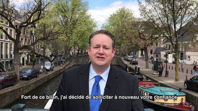 Annonce de candidature - Philip Cordery, votre député du Benelux 2017