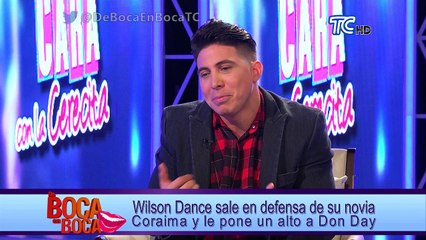 Wilson Dance sale en defensa de su novia Coraima y le pone un alto a Don Day