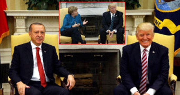 Merkel'in Elini Sıkmayan Trump, Erdoğan'a Misafirperverliğini Gösterdi
