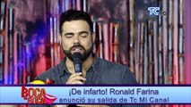 Ronald Farina no va más en TC Mi Canal