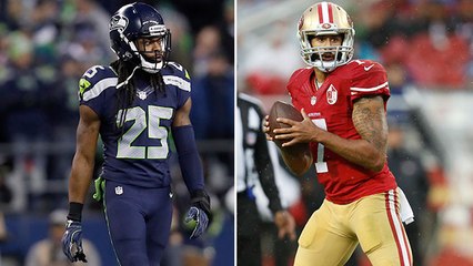 Former foes, now friends? Sherman wants Kap in Seattle