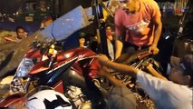 Dua Pemotor Terlindas Truk di Jalan Daan Mogot