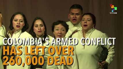 Colombian Victims & Perpetrators of War Reconcile on Stage