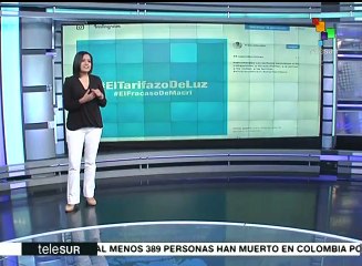 Argentinos critican #ElTarifazoDeLuz