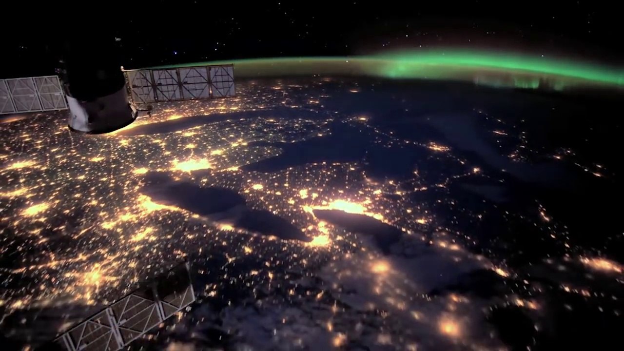 Stunning Views of Earth From Space - ISS International Space Station Time Lapse - Relaxing Music
