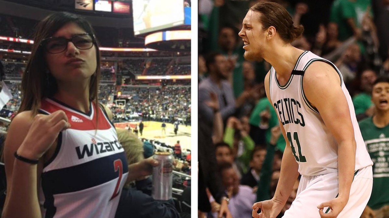 Porn Star Mia Khalifa TROLLS Kelly Olynyk During Game 7