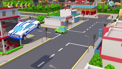 Learn Colors with Color Police Car for Kids | Cartoon for Children Learning Video