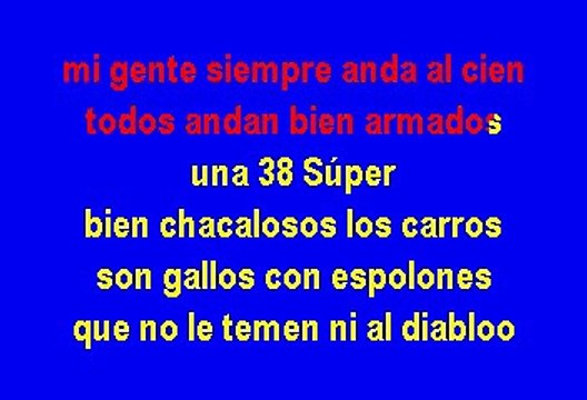 El Compa Chuy - El CP (Karaoke)