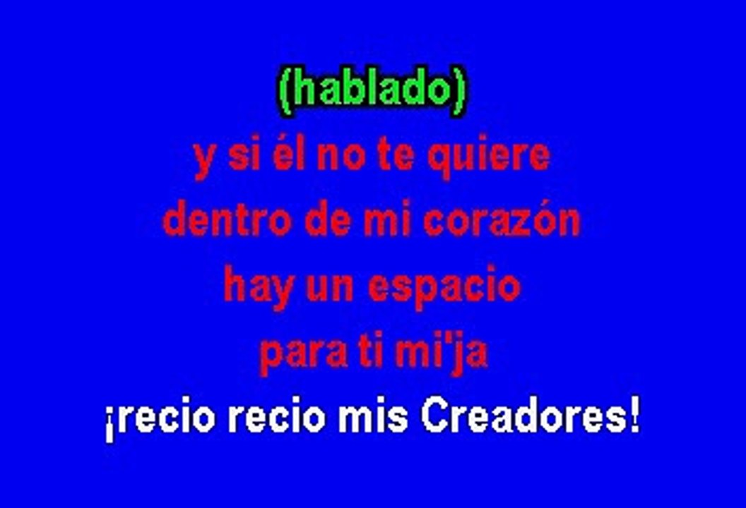 El no te quiere - Los Creadorez (Karaoke)