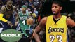 Will the Cavs SWEEP the Celtics? Should the Lakers Trade for Paul George? -The Huddle