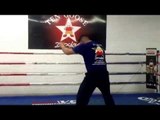 BRANDON RIOS working out having fun at the gym showing slik moves -