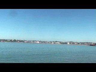 un rocher sur la digue a st jean de luz a artha