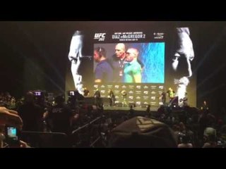 NATE DIAZ VS CONOR MCGREGOR 2 FACEOFF!