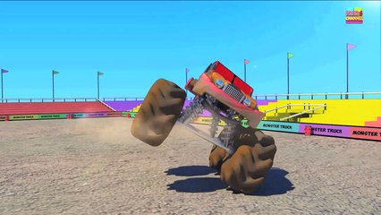 Monster Trucks _ Car Wash For Kids _ Monster Trucks For Children-uPgE-STk2CE