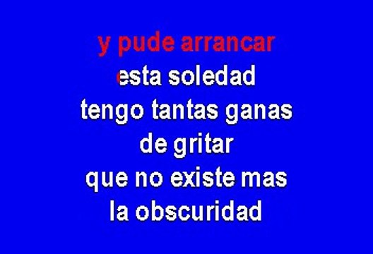 Alejandra Guzman - Tu Eres Mi Luz (Karaoke)