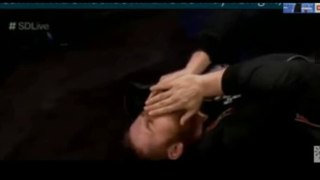 WWE Smackdown 5/16/17 Baron Corbin Attack Sami Zayn