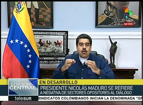 Maduro responsabiliza a Julio Borges por hechos violentos en Venezuela