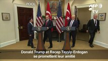Donald Trump et Recep Tayyip Erdogan se promettent leur amitié