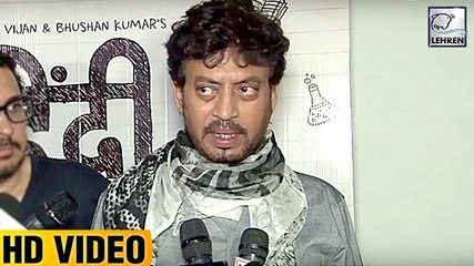 Télécharger la video: Irrfan Khan Loses His Cool On Reporter During Hindi Medium Screening? | LehrenTV