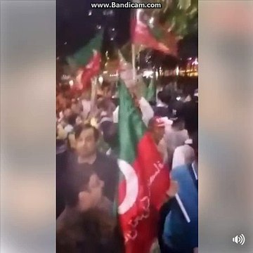 Pakistanis protesting against nawaz shareef in Hong Kong??Watch this video