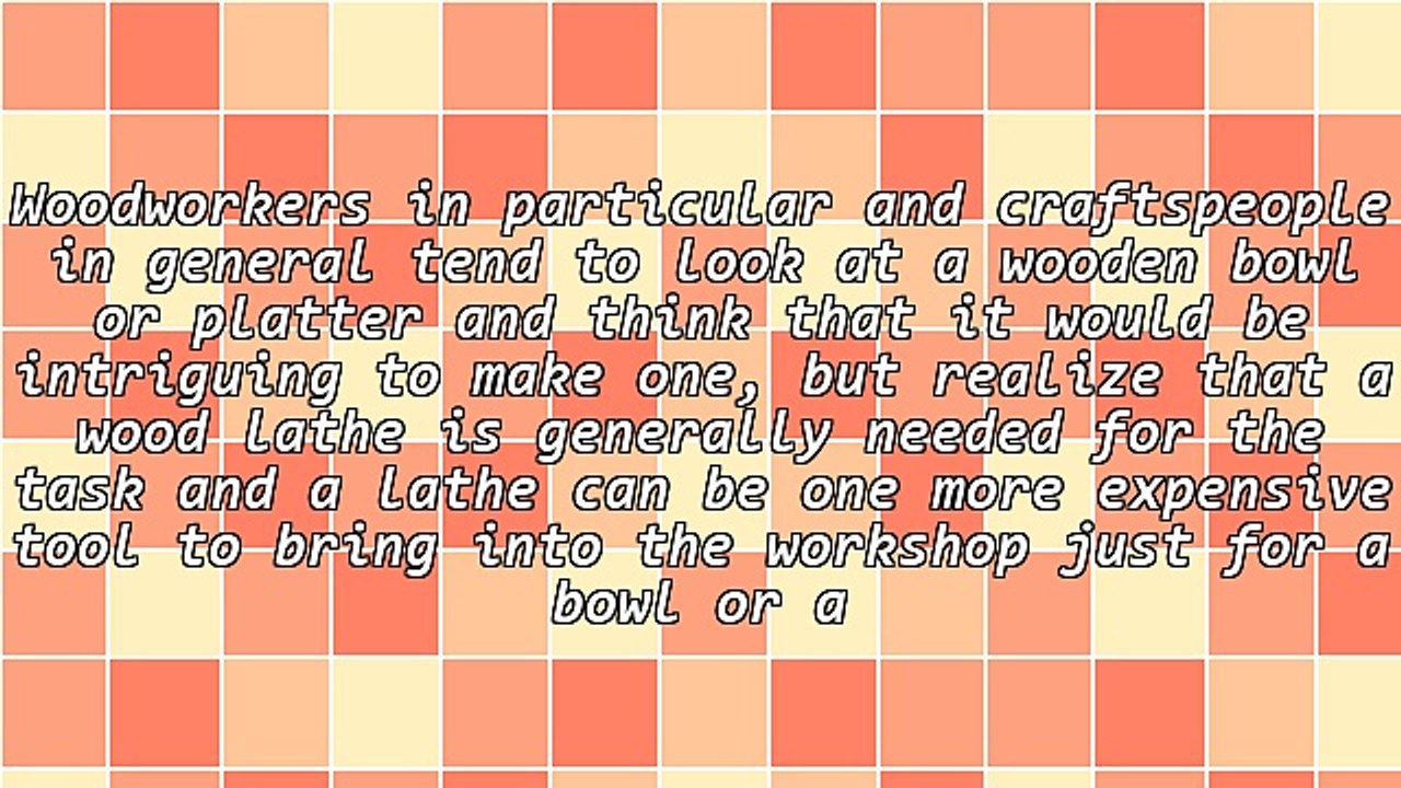 Woodturning - What Can You Make With A Wood Lathe?