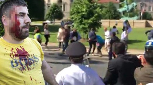 ABD Polisi PKK Yandaşlarına Müdahale Etmedi, Devreye Erdoğan'ın Korumaları Girdi