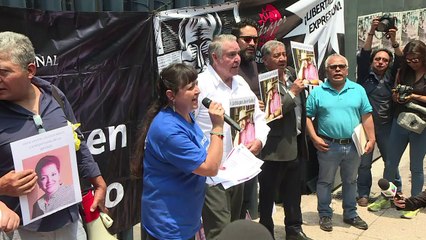 Mexicans protest for justice after reporter murdered