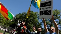 Turkish And Kurdish supporters come to blows after Trump-Erdogan meeting in Washington