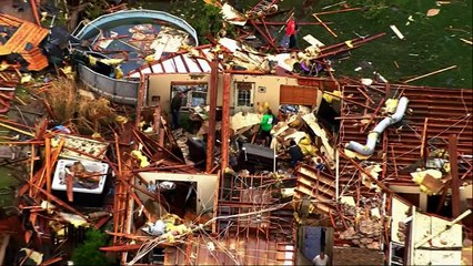 One person dead after tornado destroys homes in Oklahoma