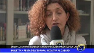 Barletta |  Festa dell'Europa, iniziativa al Casardi
