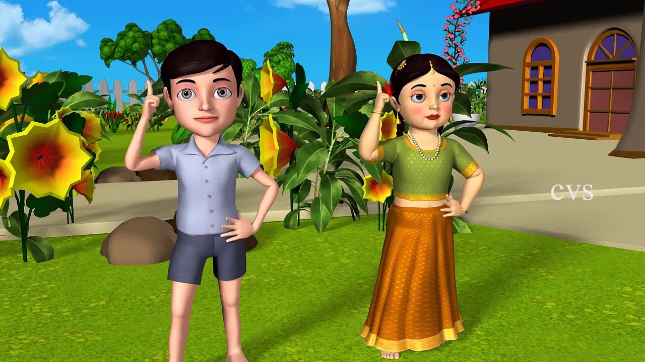 Hop a Little Jump a Little 3D Animation Nursery rhyme for children with Lyrics