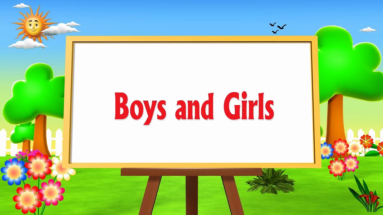 Boys And Girls Come out to Play - 3D Animation English Nursery rhyme for children - YouTube