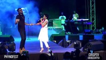 Flavour seduced Chidimma on stage and got a kiss. - YouTube