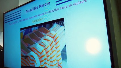 Neoscreen « capitaine » de l’activité Affichage Dynamique de « Petit bateau »