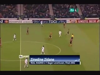 Volea de Zidane en la final de la Champions 2002
