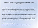 Global High Throughput Process Development Market Research Report 2017