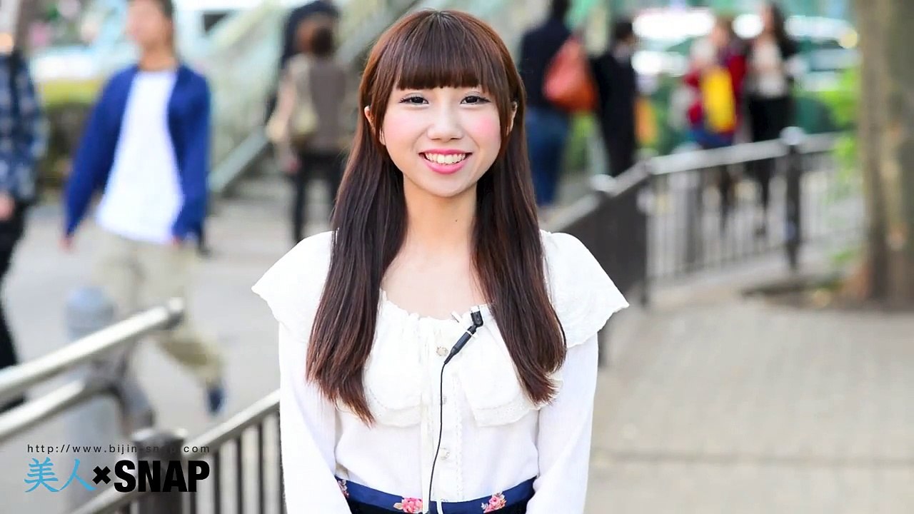 美人スナップ 小川詩織さん 自己紹介