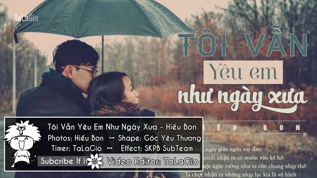 Tôi Vẫn Yêu Em Như Ngày Xưa - Hiếu Bon Kara- Lyrics