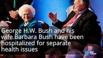 George H.W. Bush in ICU, Barbara Bush also hospitalized-HtcRTcirAtM
