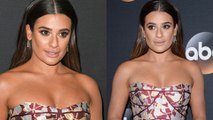 Lea Michele Stuns With CLEAVAGE Show At 2017 ABC New York Upfront Presentation